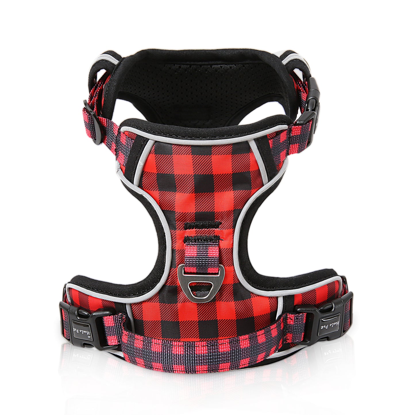 HEELE No-Pull Dog Harness, Adjustable Reflective Harness with Handle for All Dog Sizes