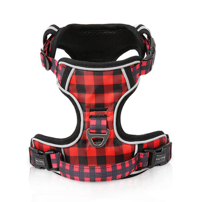 HEELE No-Pull Dog Harness, Adjustable Reflective Harness with Handle for All Dog Sizes