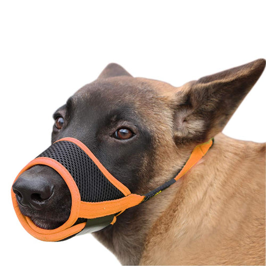 HEELE Dog Muzzle - Soft Nylon Muzzle for Anti-Biting, Barking, and Chewing