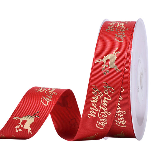 Wholesale Christmas Ribbon 25mm, 100 Yards/Roll