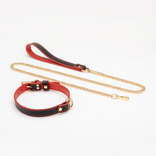 BDSM Sex Collar Lether Leash