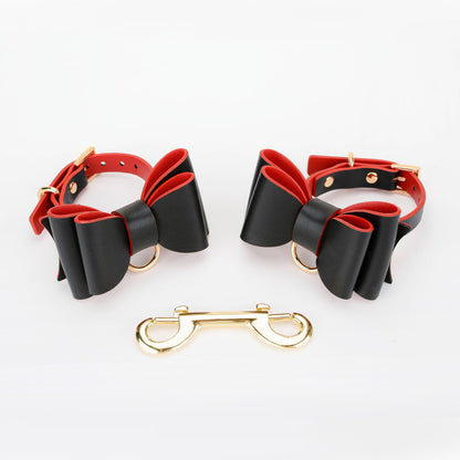 BDSM Sex Bow Handcuffs