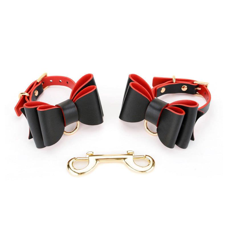 BDSM Sex Bow Handcuffs