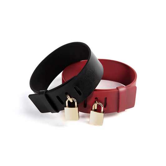 BDSM Collar with lock X214